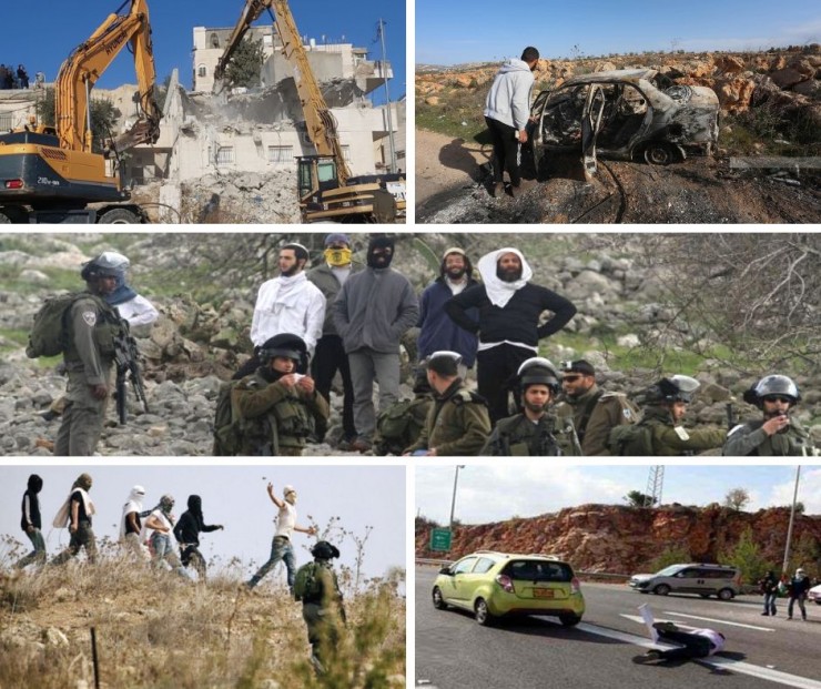 الاحتلال ومستوطنيه ينفذون 897 اعتداءً بحق الفلسطينيين خلال تموز