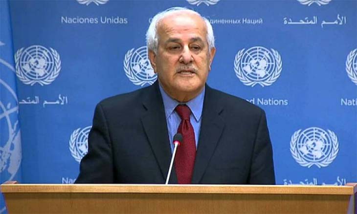 منصور في المؤتمر العالمي لضحايا الإرهاب: كل قاعات الامم المتحدة لا تكفي لاستيعاب ضحايا الإرهاب الفلسطينيين