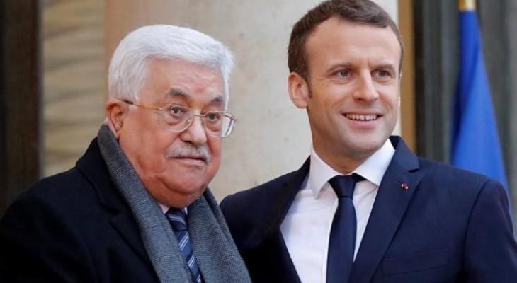 تفاصيل اتصال هاتفي بين الرئيس  عباس ونظيره الفرنسي