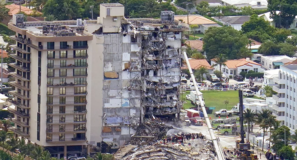 السلطات الامريكية تعلن عن ارتفاع حصيلة ضحايا انهيار المبنى السكني في فلوريدا إلى 64 قتيلا