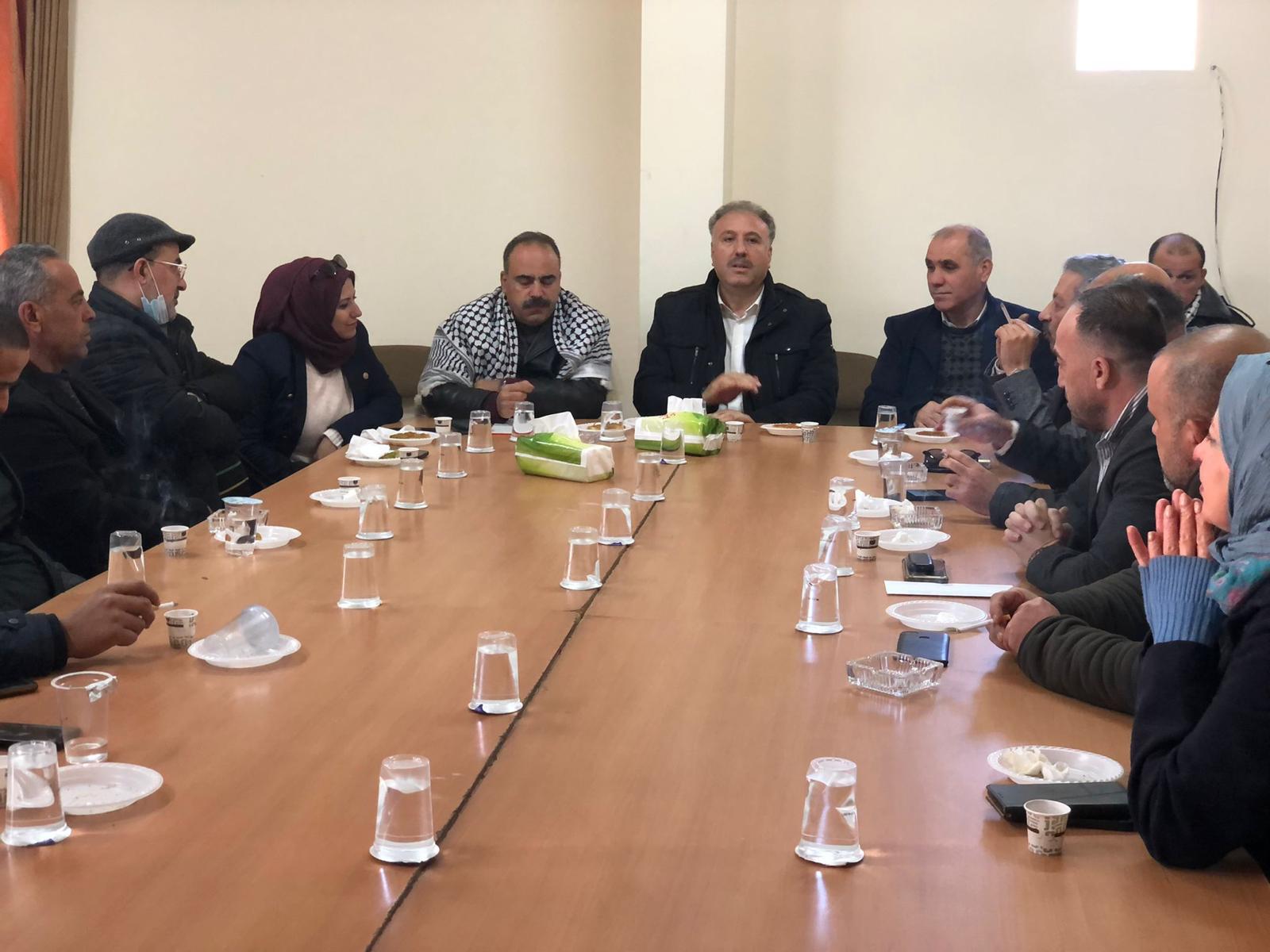 الوزير عساف يجتمع بمدراء وطواقم الإعلام الرسمي في شمال الضفة