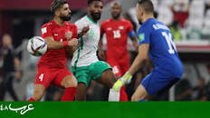 تعادل فلسطين والسعودية في كأس العرب