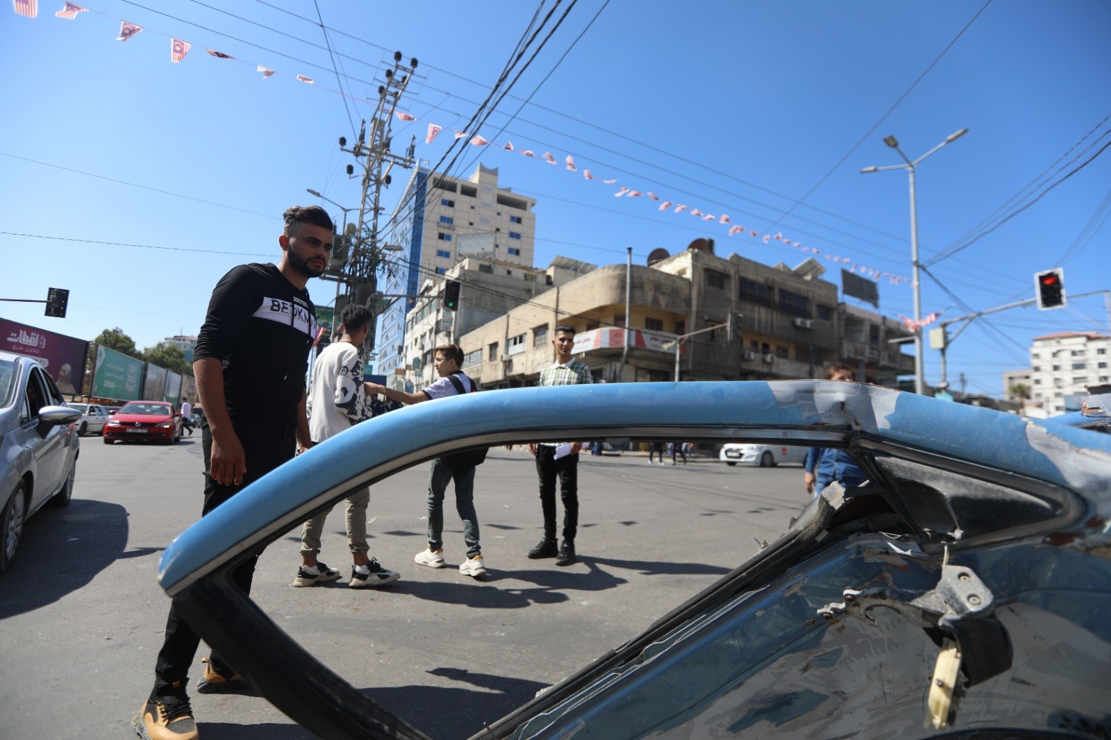 مرور غزة: 3 إصابات في 10 حوادث سير خلال 24 ساعة
