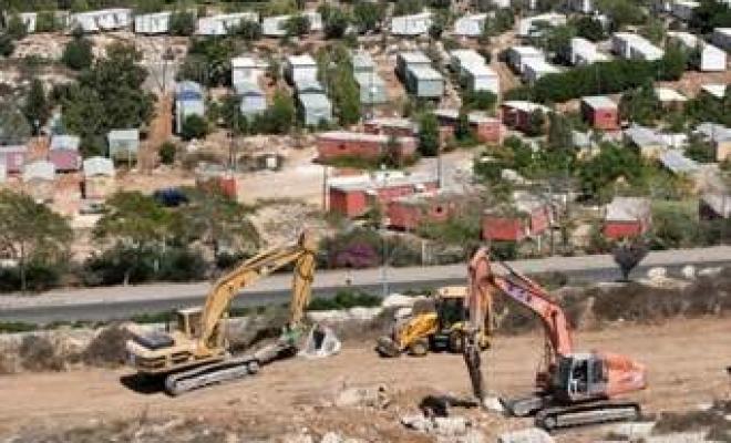 الاحتلال يشرع ببناء وحدات استيطانية جديدة في مستوطنة 