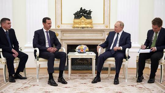 بوتين للأسد في الكرملين: مشكلة سوريا الأساسية هي الوجود غير الشرعي لقوات أجنبية على أراضيها