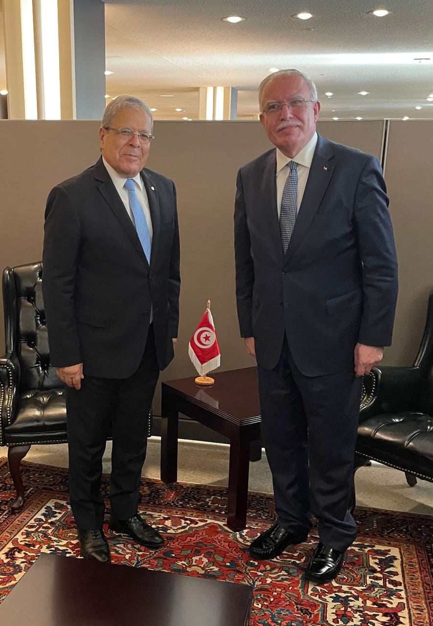 المالكي يلتقي نظيره وزير خارجية تونس على هامش الجمعية العامة في نيويورك