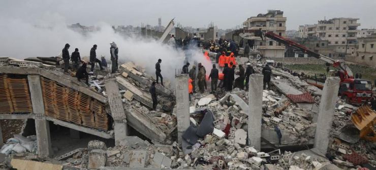 محدث- الخارجية: 70 شهيداً من اللاجئين الفلسطينيين في تركيا وسوريا جراء الزلزال المدمر