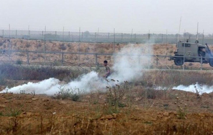غزة: قوات الاحتلال تطلق قنابل الغاز تجاه رعاة الأغنام شرق خان يونس