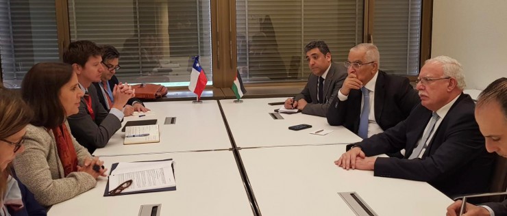 جنيف: تفاصيل لقاء وزير الخارجية الفلسطيني مع وزيرة خارجية تشيلي 