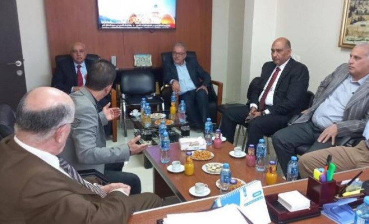 وزير الزراعة يزور مقر الإدارة العامة للمعابر والحدود بغزة
