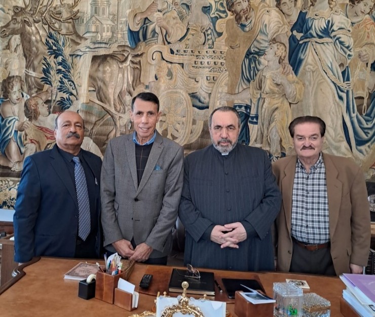 عبد القادر يلتقي بطريرك الأرمن في القدس