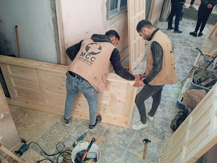 غزة: ملتقى النجد التنموي ينفذ مشروع لترميم عشرات المنازل المتهالكة 