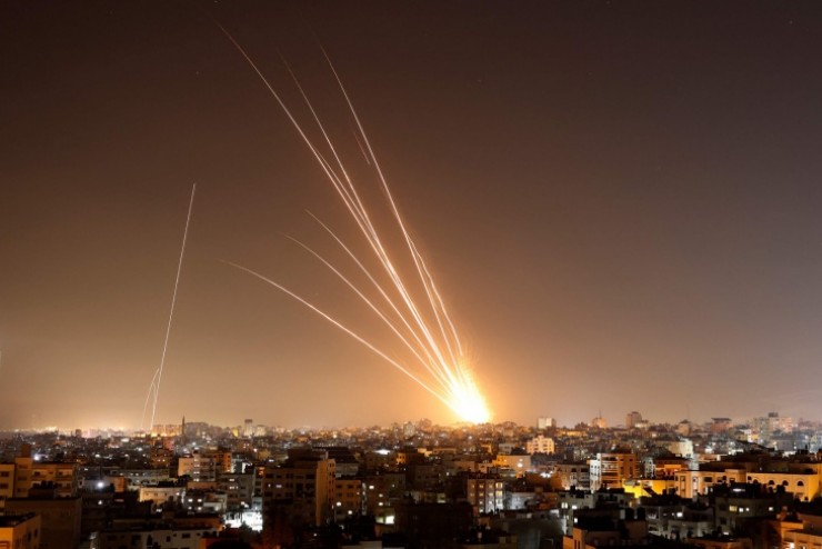 جيش الاحتلال: اطلاق 469 صاروخاً من غزة