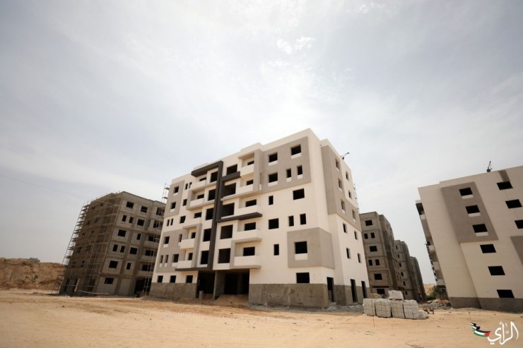 أشغال غزة: المدن المصرية في القطاع تصل لمراحل متقدمة في البناء