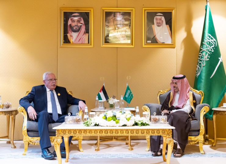 المالكي يلتقي وزير الخارجية السعودي فيصل بن فرحان