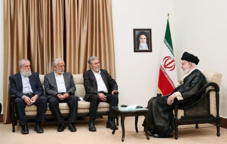 تفاصيل لقاء المرشد الأعلى الإيراني مع وفد الجهاد الإسلامي برئاسة النخالة في طهران