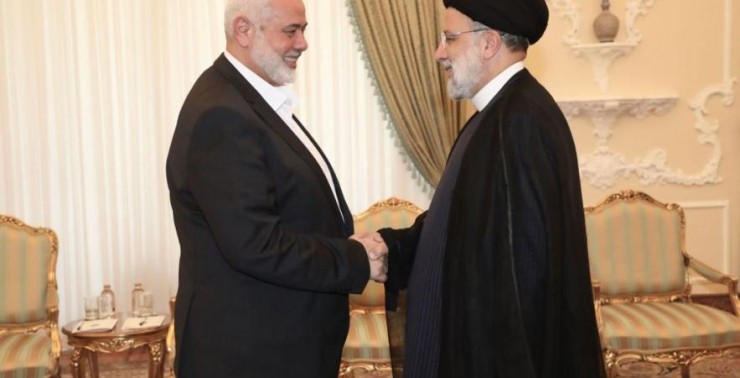 هنية يلتقي الرئيس الإيراني ويبحثان الأوضاع في فلسطين والمنطقة