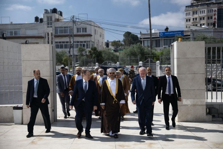 وزير خارجية سلطنة عُمان يصل فلسطين