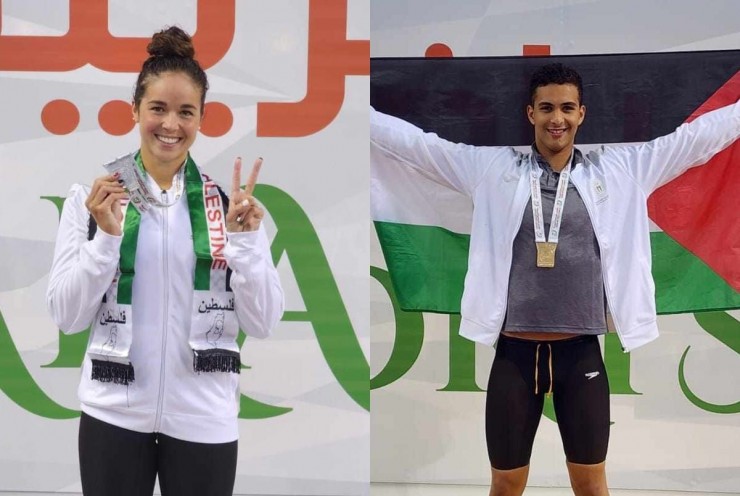 في دورة الألعاب العربية: السباحة تواصل تألقها وترفع غلة فلسطين إلى 6 ميداليات منها 4 ذهبيات