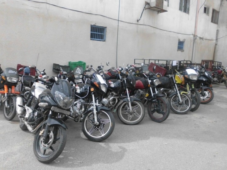 الخور: إدخال قطع غيار الدراجات النارية إلى غزة