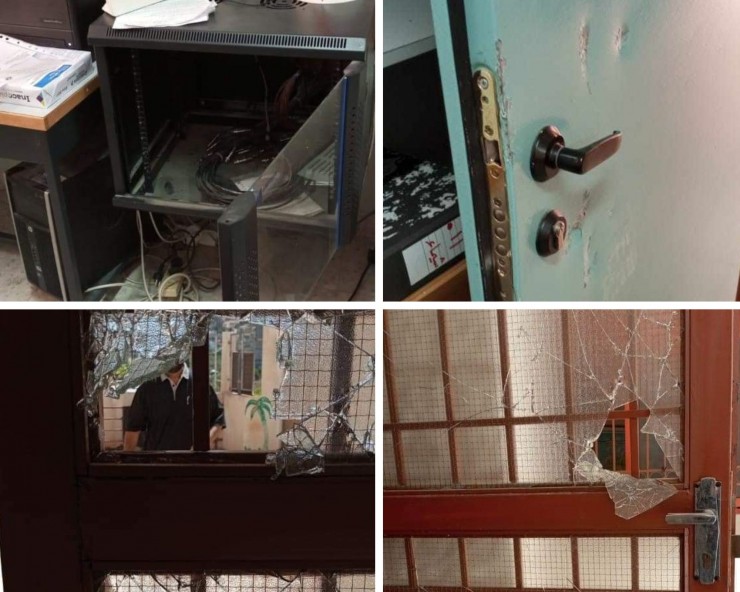 نابلس: قوات الاحتلال تحطم محتويات مدرسة في بلدة بيتا