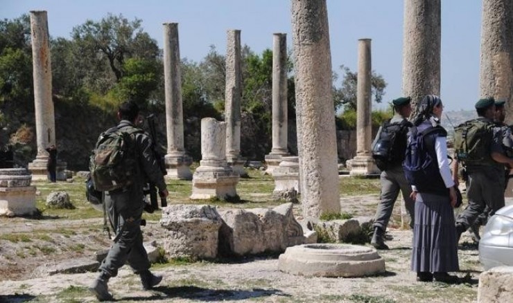 نابلس: قوات الاحتلال تقتحم الموقع الأثري في سبسطية
