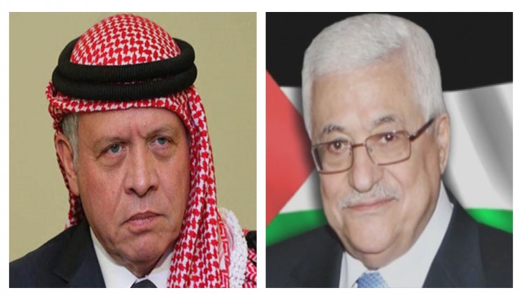 الرئيس عباس يجتمع مع العاهل الأردني بحضور ولي العهد الأمير الحسين