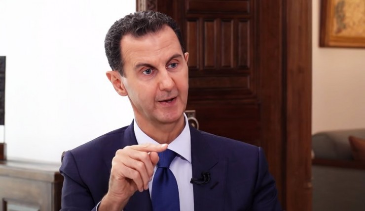 بشار الأسد يتحدث عن 