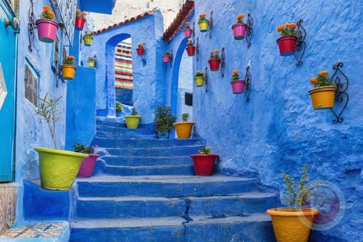 مدينة عربية مغربية في قمة قائمة أجمل مناطق العالم أحادية اللون 