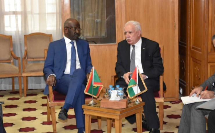 المالكي يبحث مع وزير خارجية موريتانيا تعزيز التعاون والمواقف المشتركة بين البلدين