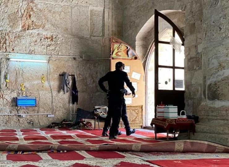 القدس: الاحتلال يقتحم مصلى باب الرحمة في المسجد الأقصى