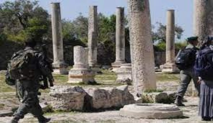 نابلس: الاحتلال يقتحم المنطقة الأثرية في سبسطية