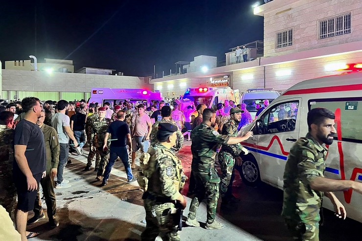 100 قتيل وإصابة 150 آخرين في حريق خلال حفل زفاف شمال العراق