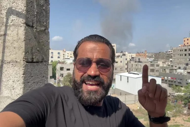استشهاد الفنان الفلسطيني علي نسمان في قصف على غزة
