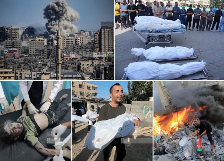 عشرات الشهداء والجرحى جراء عدوان الاحتلال المتواصل على غزة