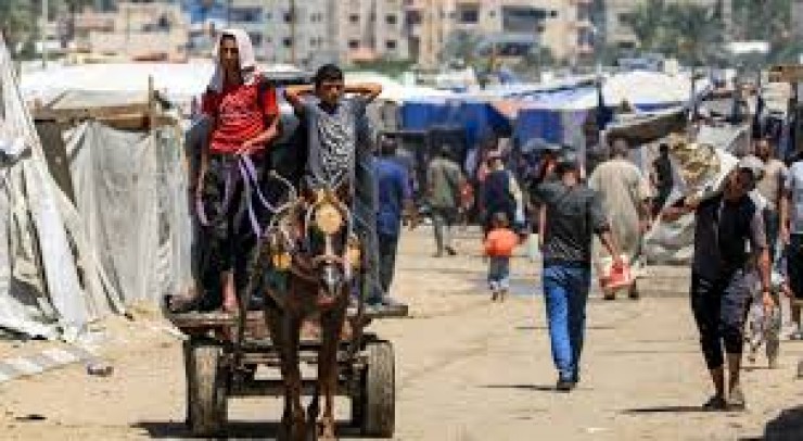 الأونروا: 250 ألف شخص اضطروا للنزوح مجددا في خان يونس