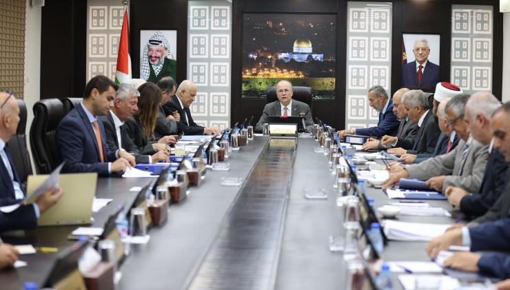 مجلس الوزراء الفلسطيني يبحث ملفات هامة خلال جلسته الاسبوعية