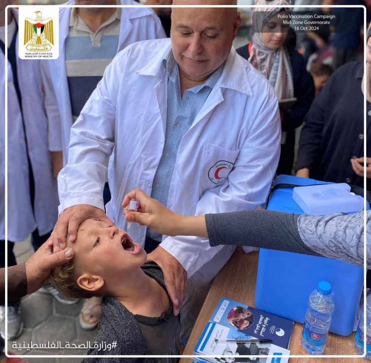 وزير الصحة: تطعيم أكثر من 181 ألف طفل ضد شلل الأطفال في قطاع غزة