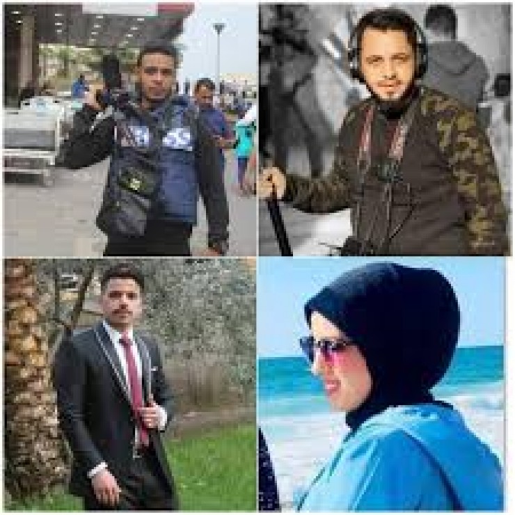 استشهاد 5 صحافيين في غارات إسرائيلية على قطاع غزة