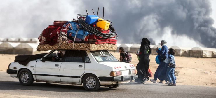 جيش الاحتلال يأمر سكان شرق غزة بالإخلاء الفوري نحو 