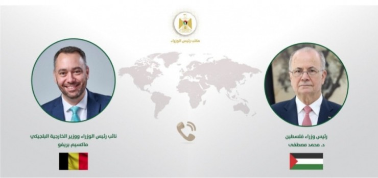 مصطفى وبريفو يبحثان جهود تثبيت وقف إطلاق النار في غزة 