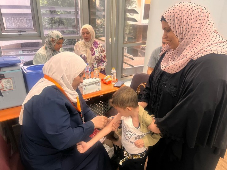 تنويه من سفارة دولة فلسطين بالقاهرة حول  حملة تطعيمات الأطفال القادمين من قطاع غزة