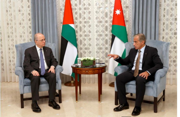 مصطفى يجري مع نظيره الأردني جلسة مباحثات للقضايا ذات الاهتمام المشترك واستمرارية التنسيق والمشاورات بين البلدين