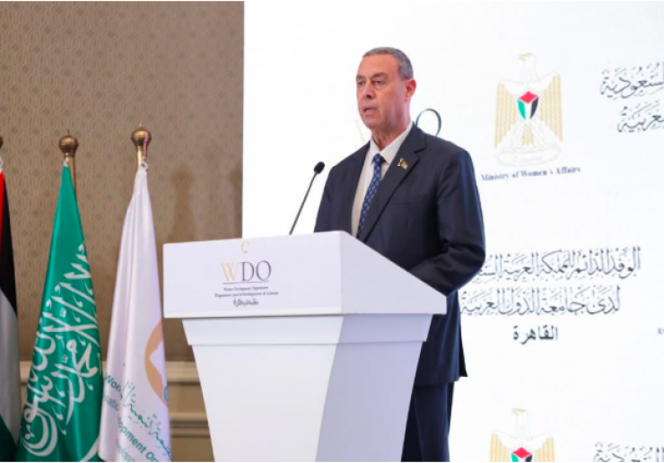 سفير فلسطين بالقاهرة يشارك في الحفل الرسمي لإطلاق التقرير الراصد 