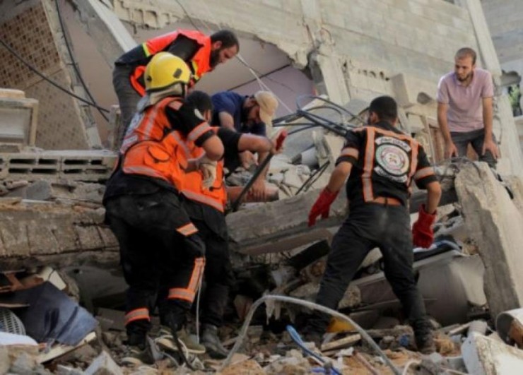 الدفاع المدني بغزة ينفذ 270 مهمة خلال أسبوع