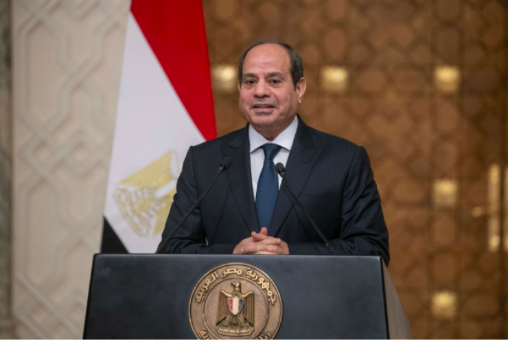 السيسي: حل الدولتين السبيل الوحيد لسلام دائم بالشرق الأوسط