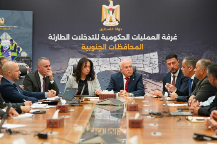 غرفة العمليات الحكومية تستعرض خطة وزارة الزراعة للتعافي وإعادة الإعمار في قطاع غزة