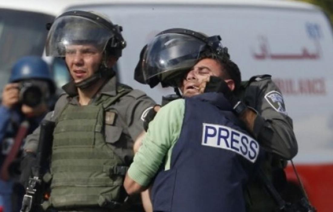لجنة دعم الصحفيين تدين استهداف الاحتلال للصحفيين بالضفة والقدس