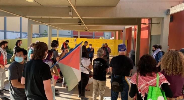 احتجاجات بكاليفورنيا على زيارة رئيس بلدية لإسرائيل