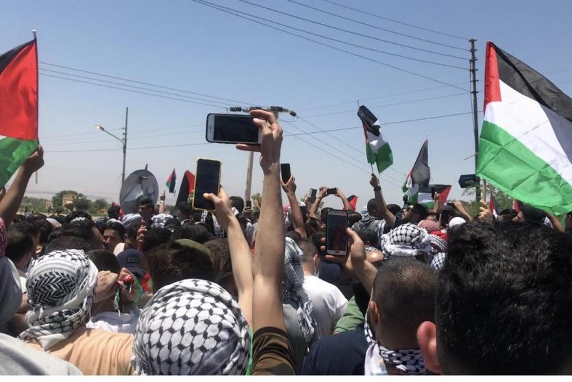جنين: مسيرة حاشدة تنديداً بانتهاكات الاحتلال الإسرائيلي في القدس